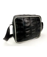 Mercer Messenger Bag, Book Bag, Recycled Bike Inner Tubes &amp; Seat Belts, ... - £19.54 GBP