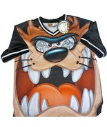 WB Looney Tunes Mens Size S Jersey Shirt Multi-Color Tasmanian Devil Bug... - £45.19 GBP