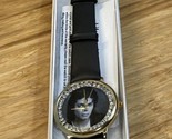 NEW Promowatch Michael Jackson Watch Black Leather Band KG JD - $39.60