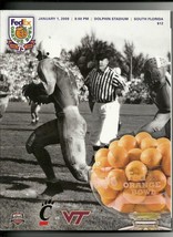 2009 Orange Bowl Game program Cinncinatti Virginia Tech - $55.46