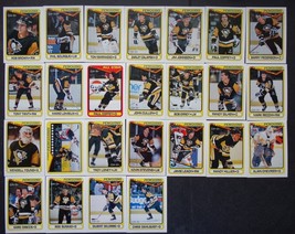 1990-91 O-Pee-Chee Pittsburgh Penguins Team Set of 25 Hockey Cards - £9.58 GBP