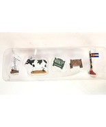 VTG Liberty Falls Americana Collection PEWTER 5 Miniature accessory set ... - $13.51