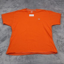 Champion Authentic Shirt Mens 2XL Orange Short Sleeve Comfortable Fit Outwear T - £12.84 GBP
