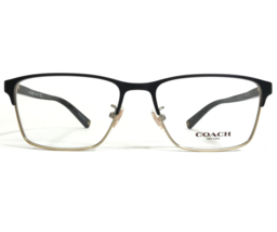 Coach Eyeglasses Frames HC 5139 9346 Black Gold Square Full Rim 54-17-145 - £54.91 GBP