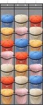 Hat Rack for Baseball Caps Hat Organizer for Wall or Door  24 Clear Deep... - $23.35