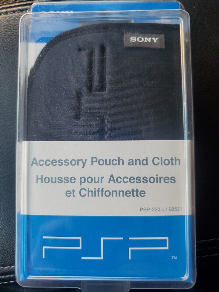 Official Sony PSP Accessory Pouch & Cloth for PSP-220u/98531 NEW Item image 6