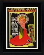 Grateful Dead Custom Framed &amp; Mated Concert Poster - £41.84 GBP