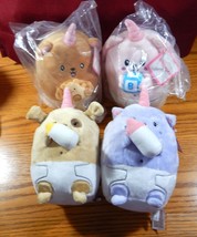 Squishable Mini Anicorns lot of 4 Puppycorn, Kittycorn, Teddycorn, Bunnycorn - £38.26 GBP