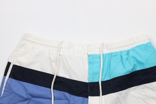 Vintage 90s Streetwear Mens Large Striped Color Block Lined Above Knee Shorts Item image 2
