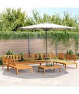  Pallet Sofa Set Natural Wood Solid acacia wood Large Modular - $1,026.99