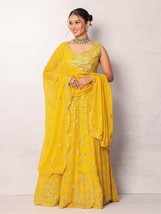 Haldi function wear lehenga choli for women,lehenga for haldi function a... - $60.00