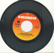 Lynn Anderson 45 I&#39;ve Never Loved Anyone More - £2.35 GBP