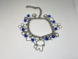 ~Cute Cat~ Kitty Cat Charm Bracelet~ Single Chain! You Choose!!!! - £10.99 GBP