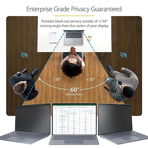 StarTech.com 13.5-inch Surface Laptop/Surface Book Privacy Screen, Anti-Glare Pr Item image 5