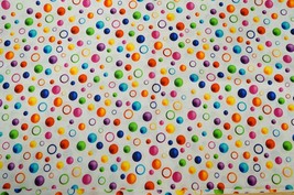 Sewing Cotton Quilting Joann Fabric Keepsake Calico Multi Color Polkadots - $180.91 MXN