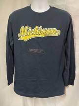 New University of Michigan Wolverines Long Sleeve Shirt Med Alstyle Official - £14.61 GBP