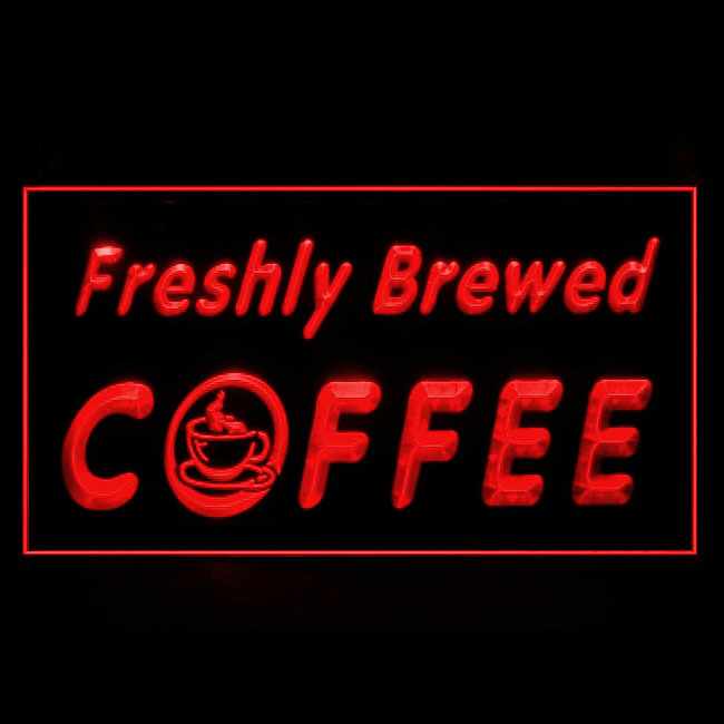 110060B OPEN Freshly Brewed Coffee Cafe Roasted Culture Best Bean LED Li... - $21.99