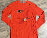 Oklahoma State Shirt Nike OSU Cowboys Tostitos Fiesta Bowl Orange Size L... - £7.65 GBP