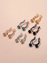 6 pcs Clip-On Nose Ring - £7.83 GBP