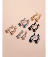 6 pcs Clip-On Nose Ring - £7.86 GBP
