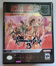 Romancing Saga 3 CASE ONLY Super Nintendo SNES Box BEST QUALITY AVAILABLE - £10.20 GBP