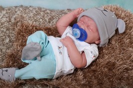 It&#39;s A Baby Boy! Crying Preemie Berenguer Life Like Reborn Pacifier Doll +Extras - £85.59 GBP