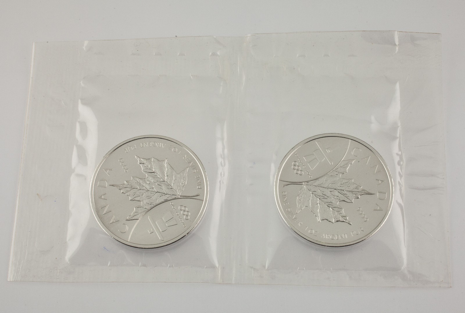 2008 Canada Silver Vancouver Olympics silver Coin Unc Set of 2 Coins Item image 2
