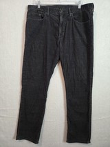 Gap Corduroy Jeans Pants Black Size 36x30 Cotton Blend - $29.68