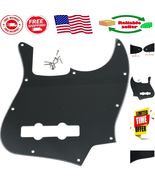 Scratch-Resistant Black Pickguard for 4 String Fender Jazz Bass - Easy I... - $455.80 MXN