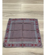 VTG Christian Dior Silk Scarf Hand Rolled 18.5”x18.5” Vintage Beautiful ... - $98.99