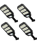 GODORIO Solar Street Lights Outdoor, 4 Pack 279 Solar Parking Lot Lights... - $65.42