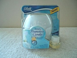 &quot; Nip &quot; Glade Wisp Flameless Candle Clean Linen Scent &quot; Great Gift Item &quot; - £22.06 GBP