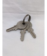 Set Of (3) Silver Unmarked Small Keys 1&quot; - $258.63 MXN