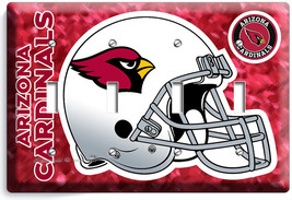 Arizona Cardinals Football Team 4 Gang Light Switch Plate Covers Room Home Decor - $18.59