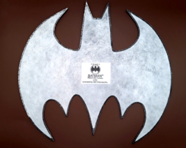 Bat Emblem / Logo Batman  Embroidered Back / Chest Patch Iron On 10&quot; X 9... - £10.23 GBP