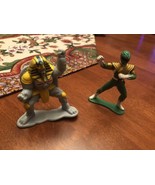 2003 BANDAI MIGHTY MORPHIN POWER RANGER KING SPHINX FIGURE AND RARE GREEN RANGER - $8.56