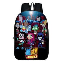 Teen Titans Go 3D Print Knapsacks Kids Student Schoolbag Travel Bag Shoulder Bag - £19.15 GBP
