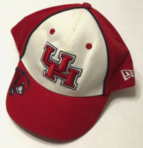 $10 Houston Cougars UofH Basketball NCAA Red Logo Cap Hat 90s Youth One Size - £7.05 GBP