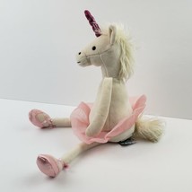 Jellycat Dancing Darcey Unicorn Plush Toy Teddy Kids Pink Tutu Ballet Shoes 13" - £13.93 GBP