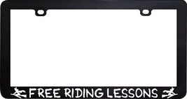Free Riding Lessons Broom Witch Wicca Pagan License Plate Frame - £5.44 GBP