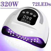Big Power UV LED Lamp for Nails  Gel Polish Drying Lamp for Manicure - £22.33 GBP