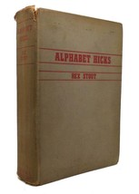 Rex Stout Alphabet Hicks 1st Edition 1st Printing - £101.79 GBP