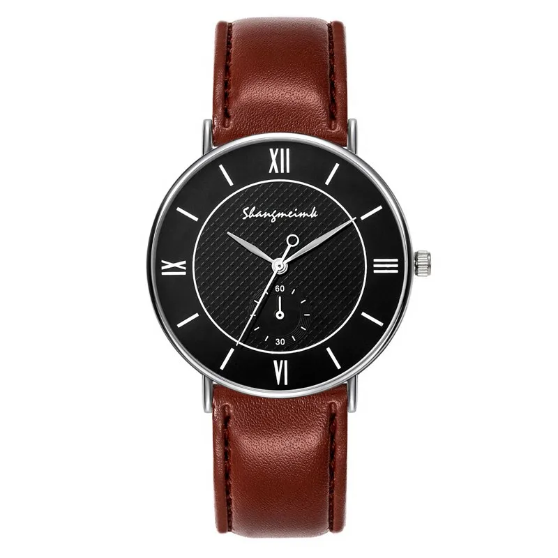 Mens Business Design Mens   Hand Leather Watch leather strap Fashion Clic Watch  - £88.50 GBP