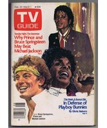 ORIGINAL Vintage February 23 1985 TV Guide No Label Michael Jackson Spri... - $19.79