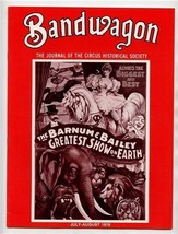 BANDWAGON Journal of the Circus Historical Society July 1978 Barnum &amp; Bailey  - £8.94 GBP