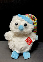 Snow Fall White Winter Owl Plush GUND - £15.79 GBP