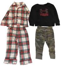 Toddler Boy Clothes Lot 18M Under Armour Star Wars Carter’s Pajamas 10pc image 4