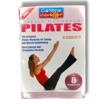 Pilates &amp; Pilates Plus Caribbean Workout DVDs By Shelly McDonald - £12.60 GBP