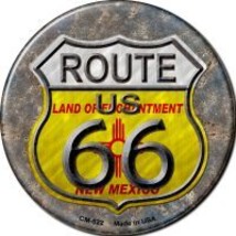 New Mexico Route 66 Novelty Circle Coaster Set of 4 - $19.95