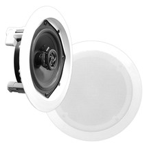 NEW Pyle PDIC81RD 8&#39;&#39; Two-Way In-Ceiling Speaker System - £48.07 GBP